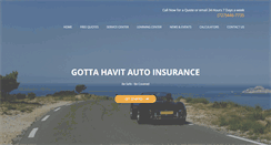 Desktop Screenshot of gottahavitinsurance.com